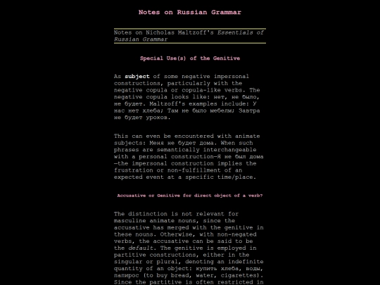 scriptorium/notesrussiangrammar screenshot
