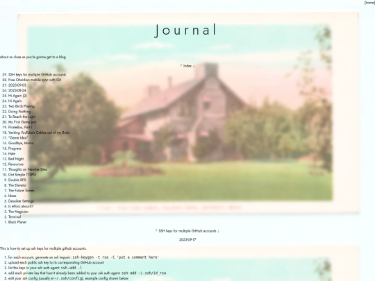 journal screenshot