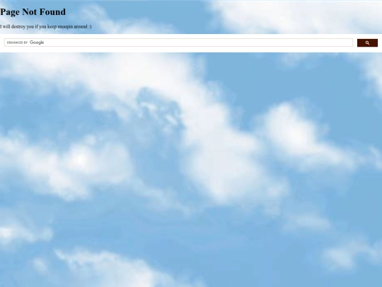 not_found screenshot