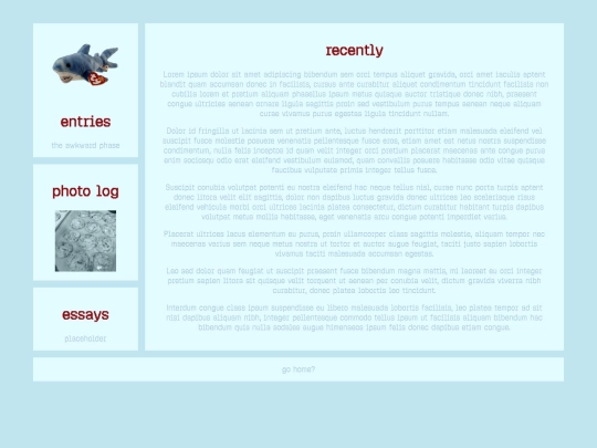 blog screenshot