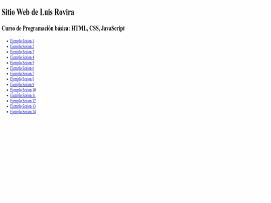 index screenshot