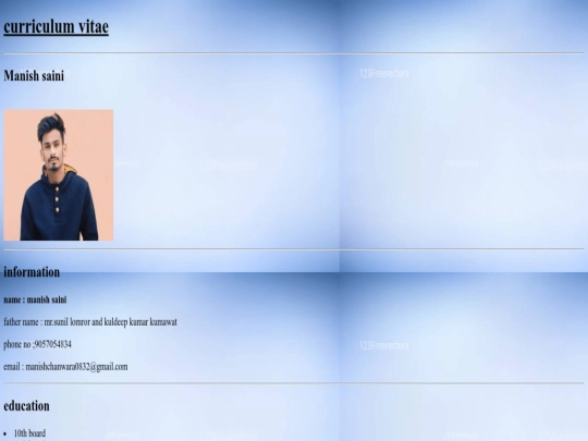index screenshot
