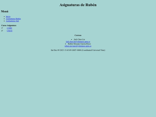 Practica1/asignaturas screenshot