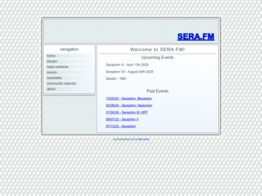 events screenshot