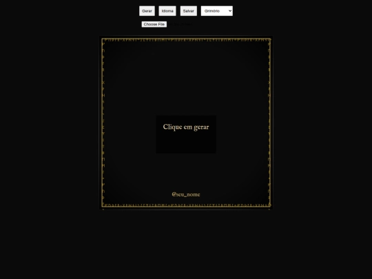 generator screenshot