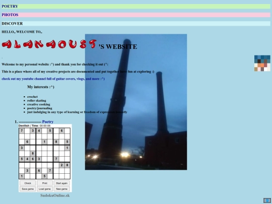 index screenshot