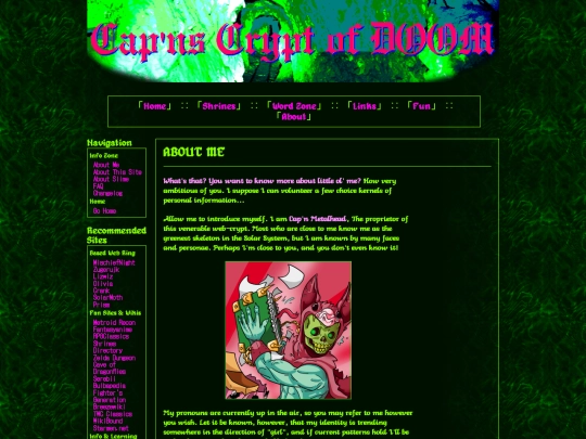 about/aboutme screenshot