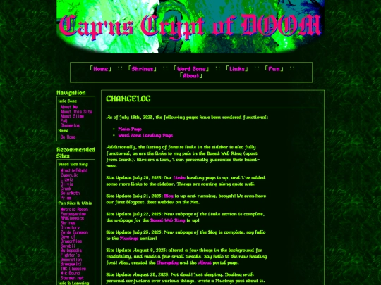 about/changelog screenshot