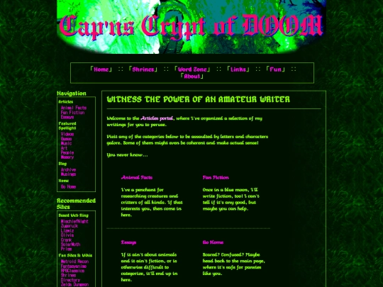 wordzone/articles screenshot
