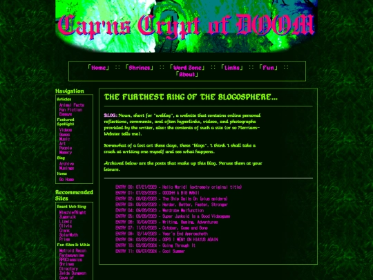 wordzone/blog screenshot