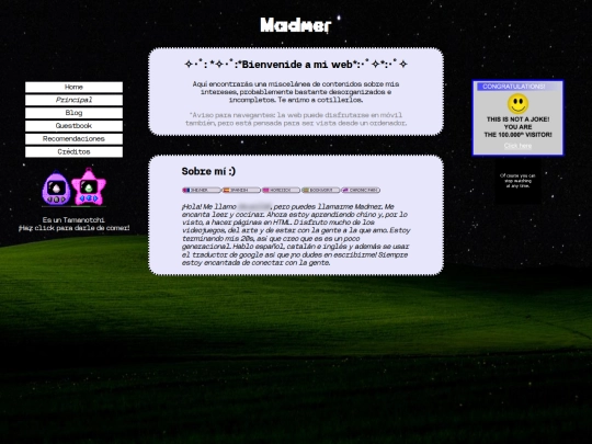 Blog screenshot