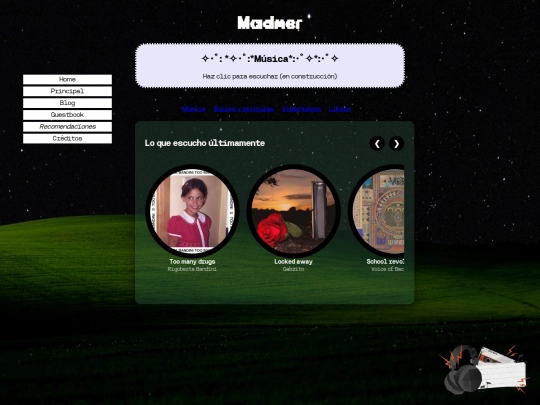 Blog/recomendaciones/musica screenshot