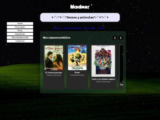 Blog/recomendaciones/series screenshot