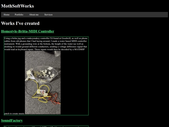 Portfolio screenshot