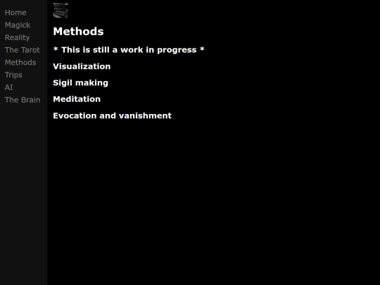 methods screenshot