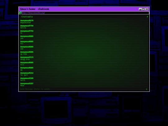 chatroom screenshot