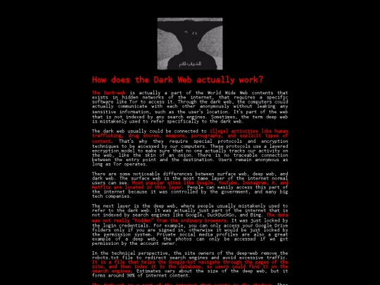 pages/dark-net screenshot