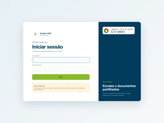 login screenshot
