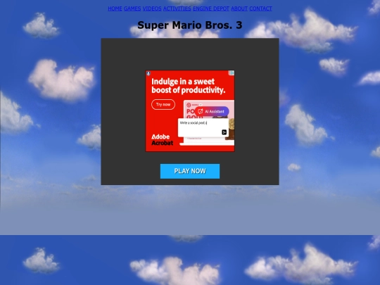 games-smb3 screenshot