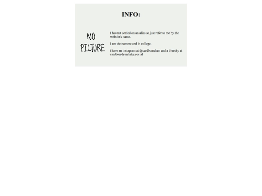 info screenshot