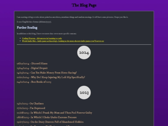 blog screenshot