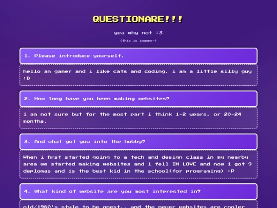 QandA screenshot