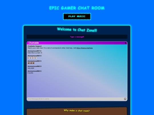 chatroom screenshot