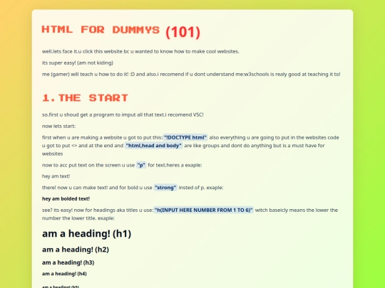 html for dummys screenshot