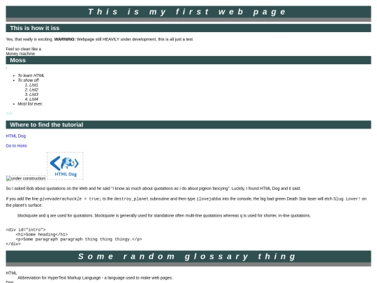 TestPage screenshot