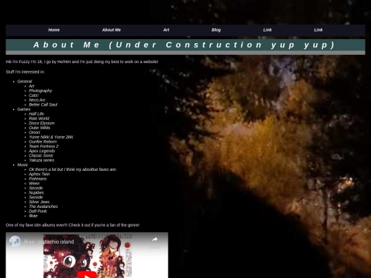 aboutme screenshot