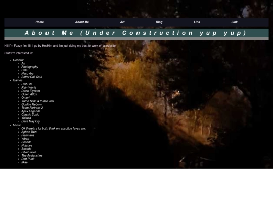 pages/aboutme screenshot