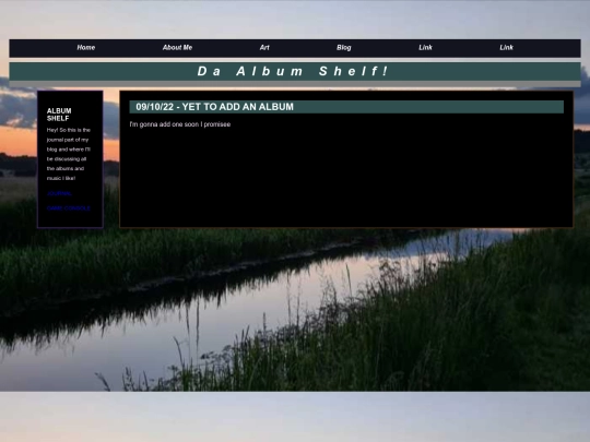 pages/musicblog screenshot