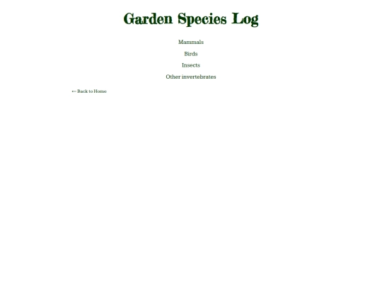 species screenshot