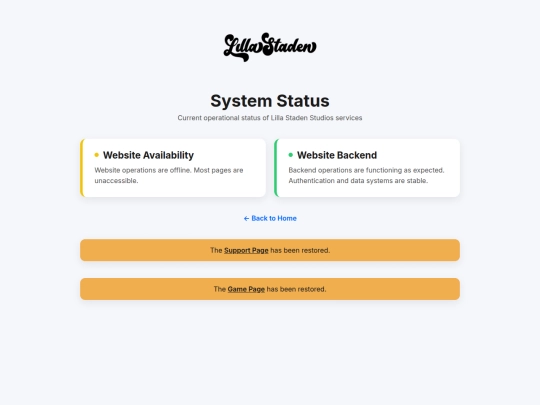 status screenshot