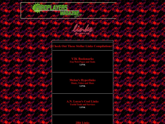 links screenshot