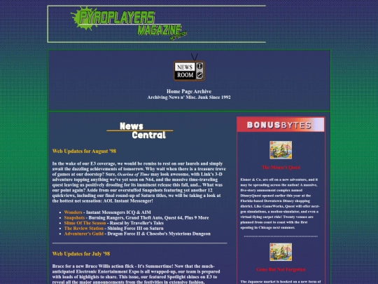 mainnewsarchive screenshot