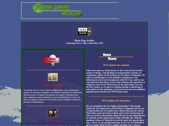 mainnewsroomarchive screenshot