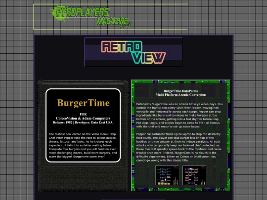 retroviews-burgertime screenshot