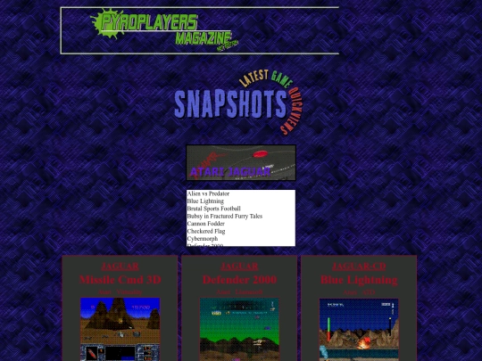 reviewsgamearchivejaguar screenshot