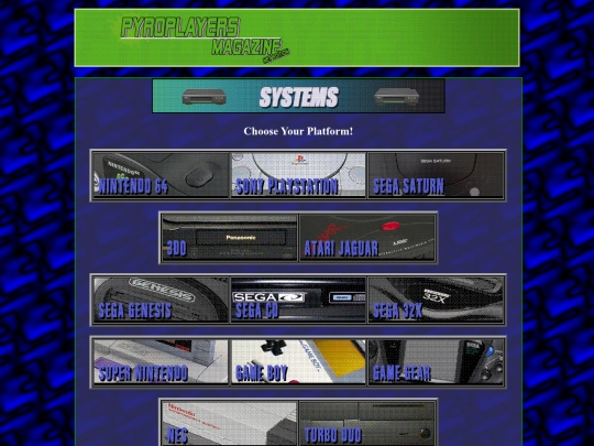systems screenshot