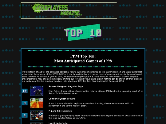 top10apr98 screenshot