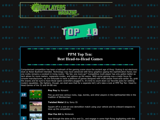 top10feb98 screenshot
