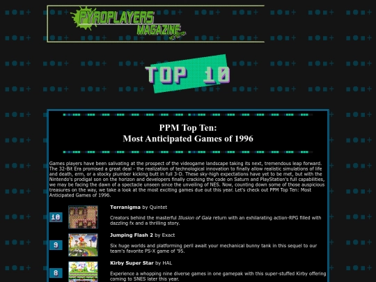 top10june96 screenshot