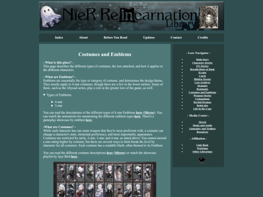 costumes screenshot