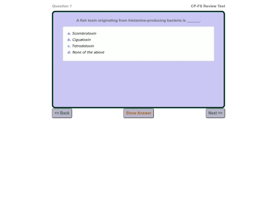 CPfoodsafety screenshot