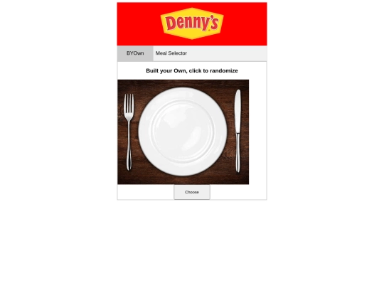 Dennys/Dennys app screenshot