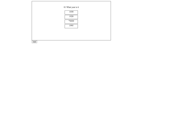 Quiz screenshot