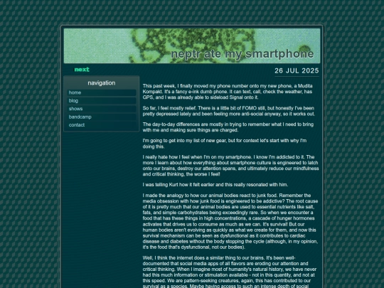 personal-blog-26-JUL-2025 screenshot
