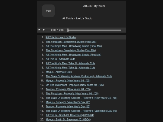 playlists/playlist-template screenshot
