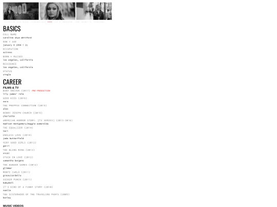index screenshot